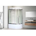 Душевая кабина Royal Bath RB 8120BK3-WC-CH 120х80 см, с матовыми стеклами, левосторонняя