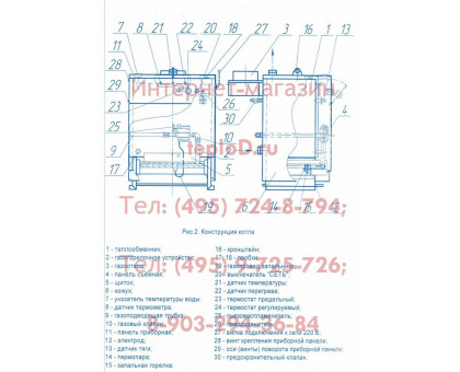 Газовый котел ИШМА 100 Elettro Sit (Сит) Боринское