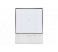 Шторка для прямоугольной ванны Aquanet AQ5 150 см стекла с узором