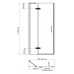 WasserKRAFT Aller 10H05LBLACK MATT Душевая дверь