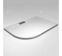 Душевой поддон RGW GWS-41R 90x120 см, асимметричный, мраморный, белый