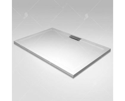 Душевой поддон RGW GWS-21 80x120 см, прямоугольный, мраморный, белый