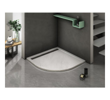 Душевой поддон WeltWasser WW TRR  80 STONE-WT 80х80 см белый с сифоном
