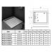 Душевой поддон WeltWasser WW TRS  80 STONE-WT 80х80 см белый с сифоном