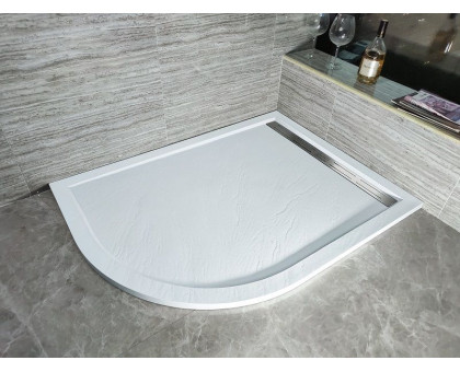 Душевой поддон WeltWasser WW TRR 12080 STONE-WT R 120х80 см белый с сифоном