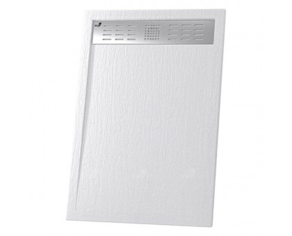 Душевой поддон RGW STM-W 80x140 см, прямоугольный, искусственный камень, белый