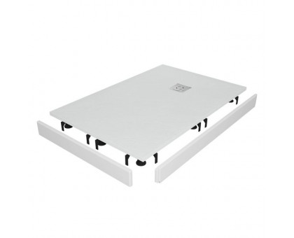 Душевой поддон RGW ST-W 100x120 см, прямоугольный, искусственный камень, белый (Комплект)