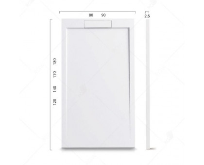 Душевой поддон RGW STL 90x120 см, белый