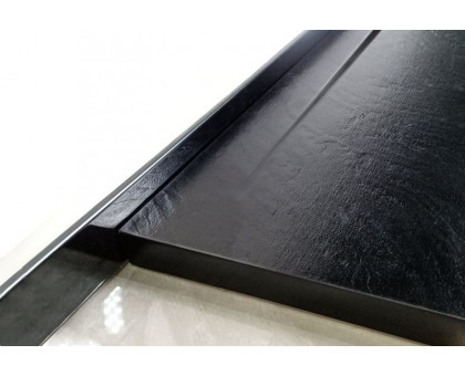 Душевой поддон WeltWasser WW TRR 12090 STONE-BL R 120х90 см черный с сифоном