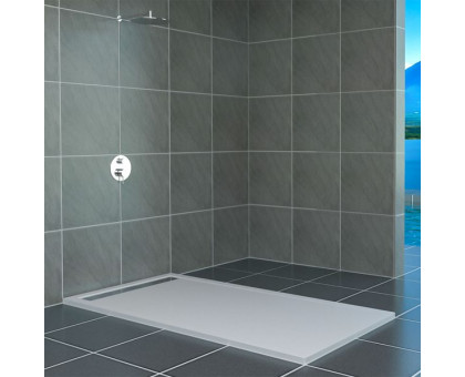 Душевой поддон RGW STM-W 80x110 см, прямоугольный, искусственный камень, белый