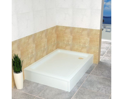 Душевой поддон RGW STYLE 80x120 см, прямоугольный, акриловый, белый