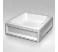 Душевой поддон RGW B/CL-S-A 90x90 см, квадратный, белый