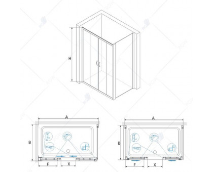 Душевой уголок RGW PA-41 (PA-11 + Z-050-2) 150x100, прозрачное стекло