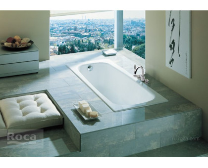 Ванна чугунная Roca Continental 21291100R 170х70 с антискользящим покрытием