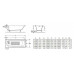 Ванна чугунная Roca Continental 21291100R 170х70 с антискользящим покрытием
