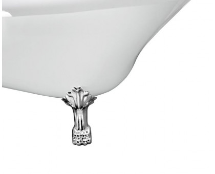 Ванна акриловая Cerutti SPA C-2014 150х75 см комплектация в цвете хром