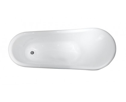 Ванна акриловая Cerutti SPA C-2014 150х75 см комплектация в цвете хром